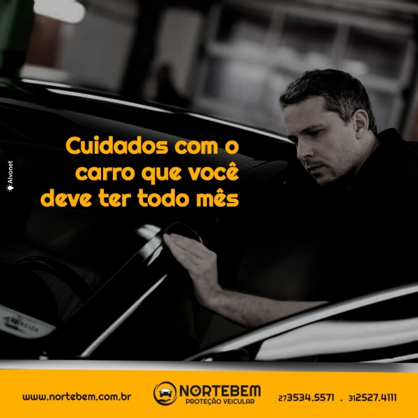 7 cuidados com o carro que você deve ter todo mês - Mantenha a segurança do seu carro com estas 7 dicas de manutenção que podem ser feitas em casa. Garanta a vida útil do seu veículo e confira mais aqui!