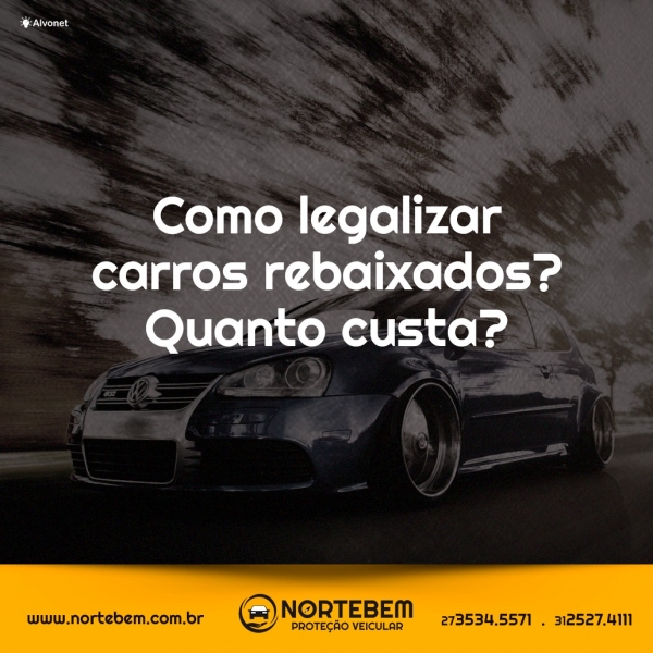 Como legalizar carros rebaixados? Quanto custa? - Foi-se o tempo em que os motoristas com carros rebaixados fugiam das fiscalizações devido à proibição. Atualmente, a carro rebaixado está liberado, mesmo após algumas polêmicas e contradições.